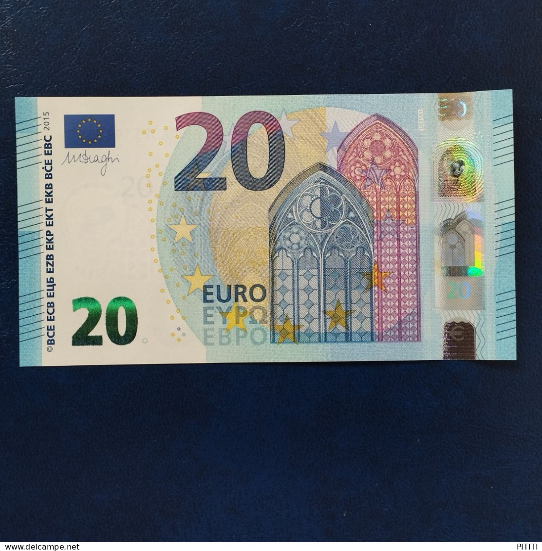 EURO FRANCE 20 U031A1 UA DRAGHI UNC - 20 Euro