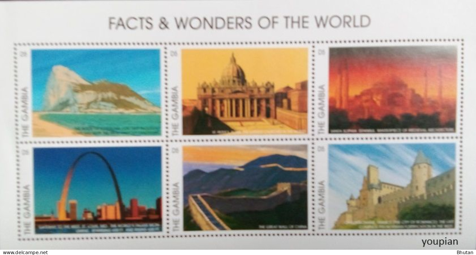 Gambia 1997, Facts And Wonders Of The Worls, MNH S/S - Gambia (1965-...)