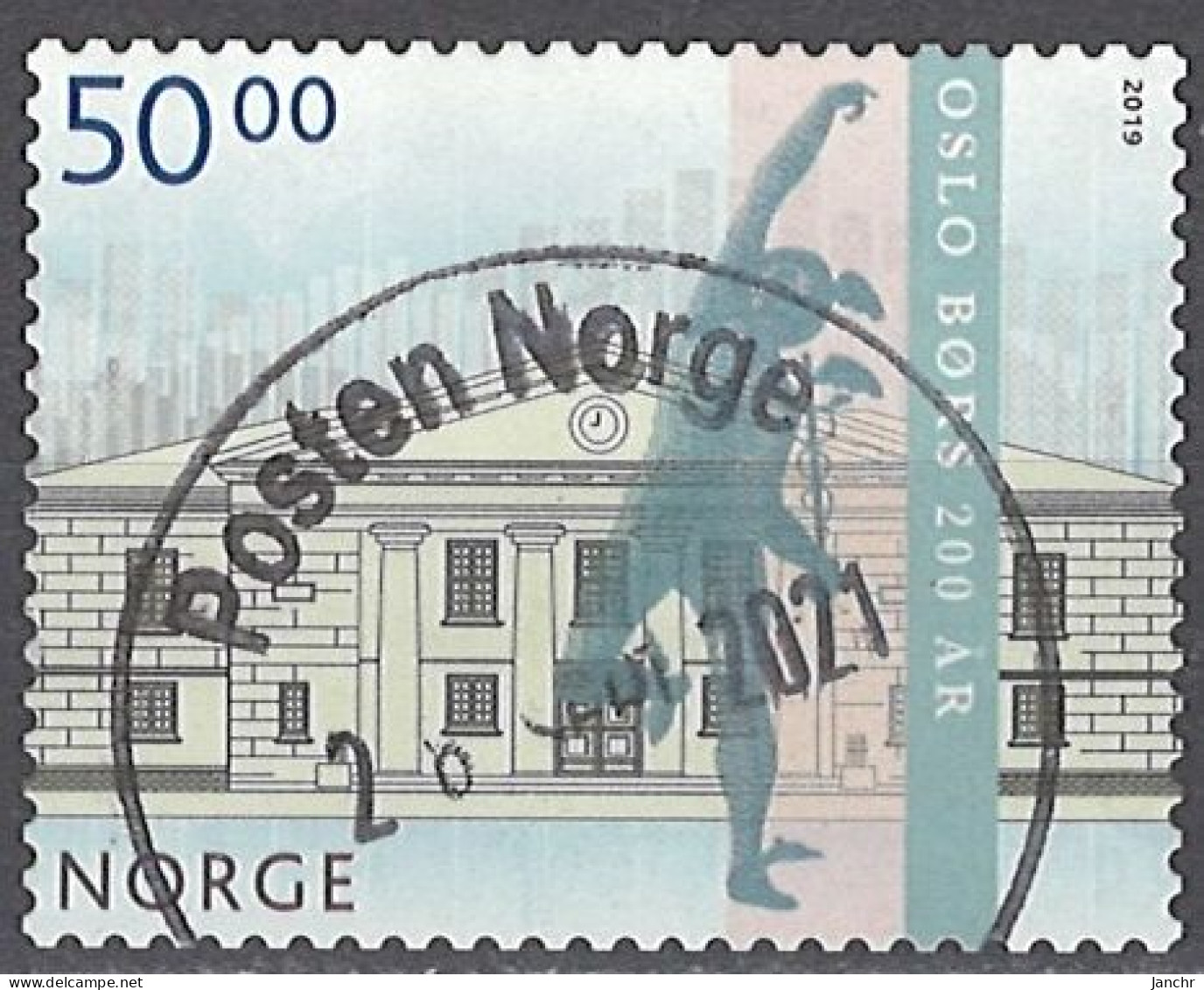 Norwegen Norway 2019. Mi.Nr. 1993, Used O - Gebruikt