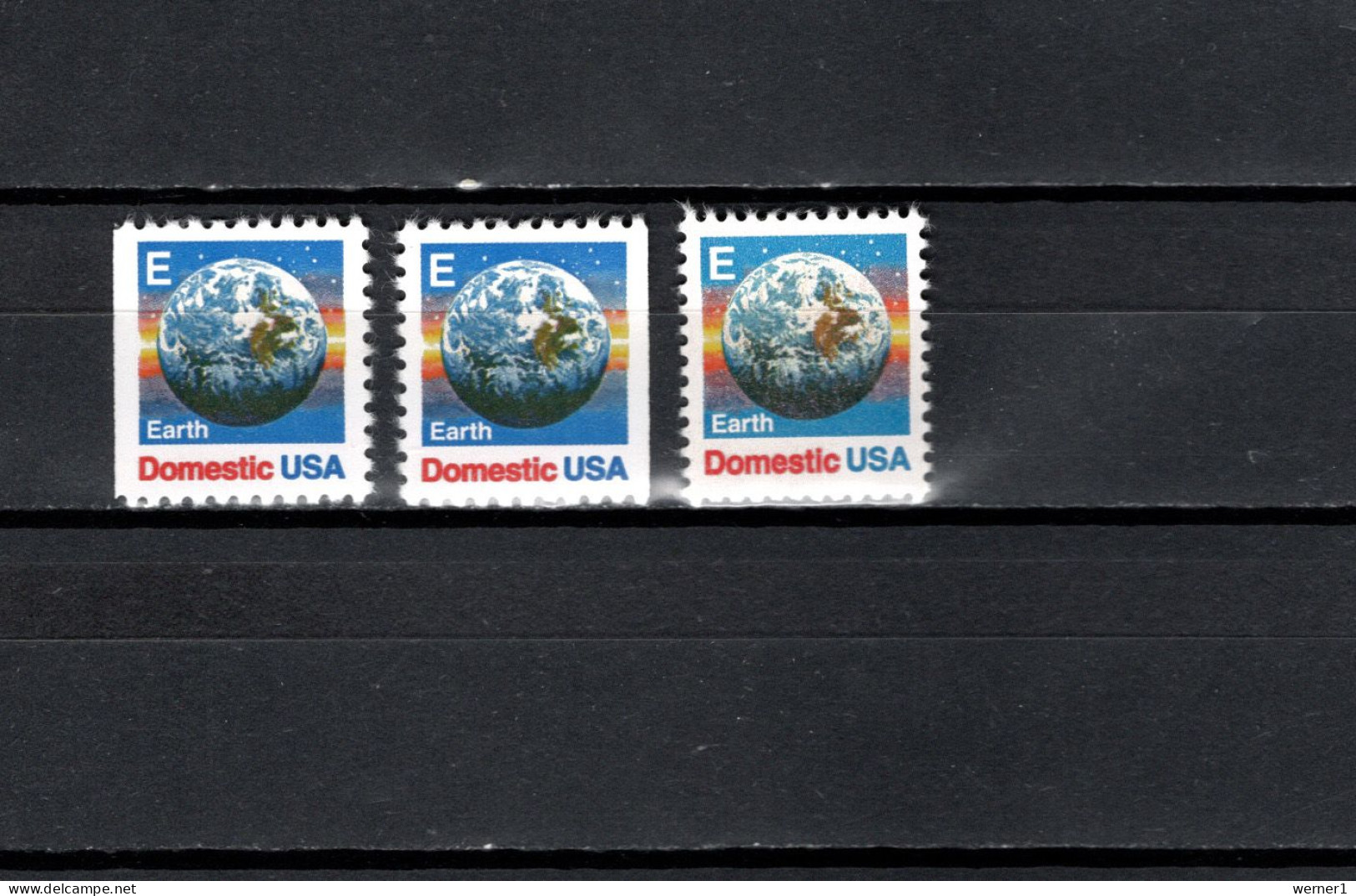 USA 1988 Space, Earth 3 Stamps MNH - Stati Uniti