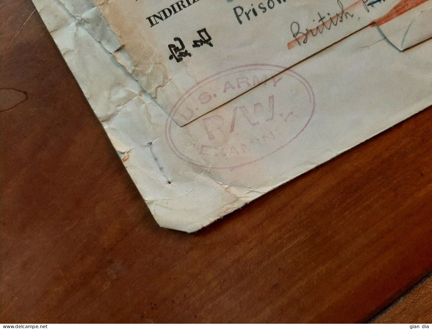 PRIGIONIERI DI GUERRA 1944. Lettera Da ORANO (Algeria) Verso Eye-Suffolk (GB) - Documentos