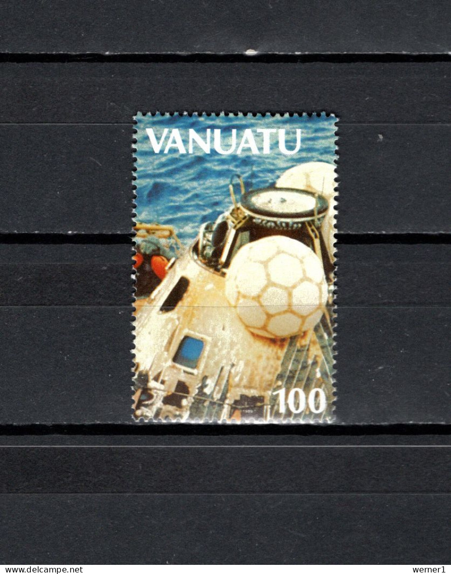 Vanuatu 1989 Space, 20th Anniversary Of Apollo 11 Moonlanding Stamp From S/s MNH - Ozeanien