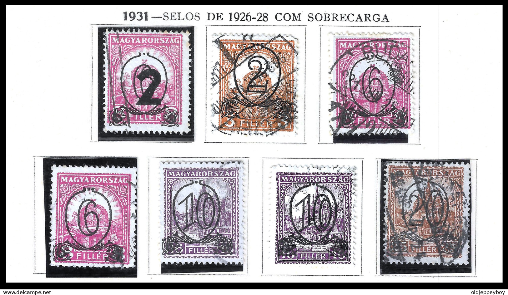 Hungary 1931, Mi. 471-74 USED COMPLETE SET - Otros & Sin Clasificación