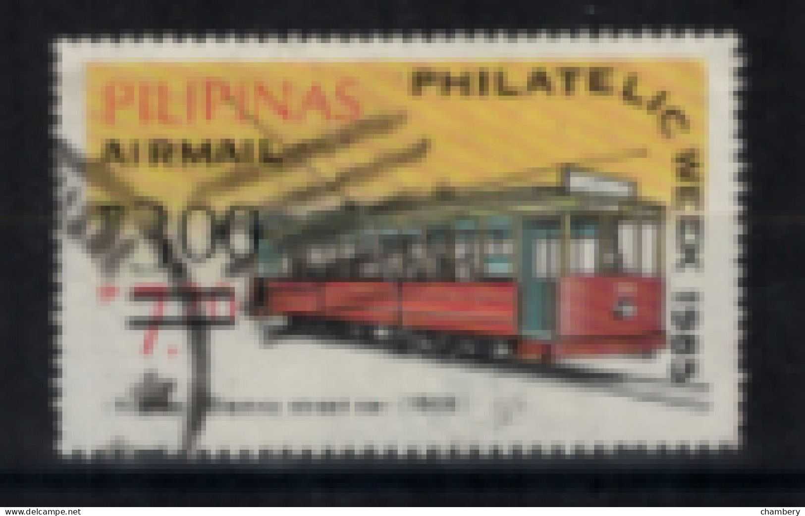 Philipinnes - PA - "Semaine De La Philatélie : T.P. De 1984 Surchargé Nouvelle Valeur" - T. Oblitéré N° 83 De 1985 - Philippinen
