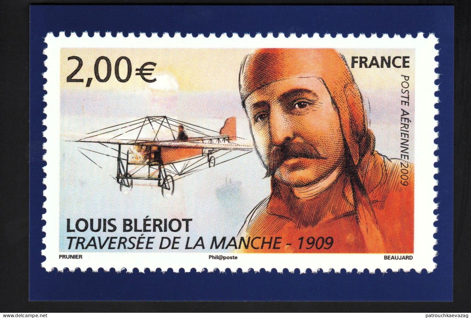 France 2023 : Carte Pré-timbrée Poste Aérienne. Timbre Louis Blériot - Prêts-à-poster:  Autres (1995-...)