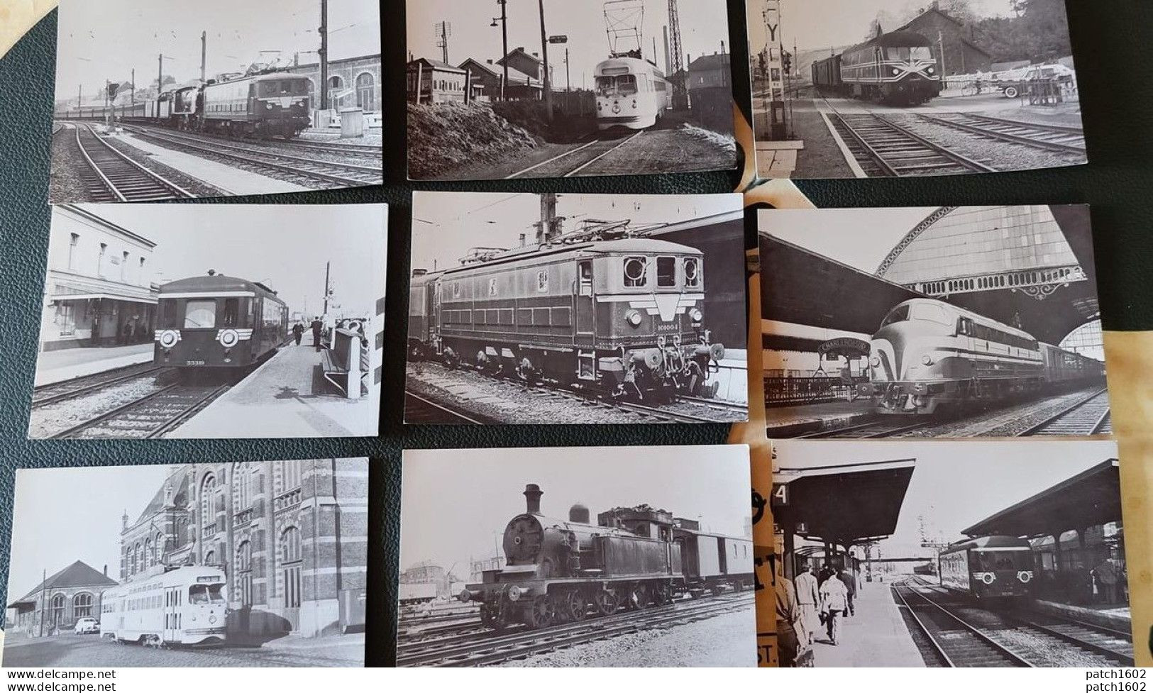 9 Cartes SNCB BRUXELLES-CHAPELLE/FAMILLEUREUX/CLABECQ/MANAGE/PIETON/H.ST-PIERRE/CHARLEROI/ - Gares - Avec Trains