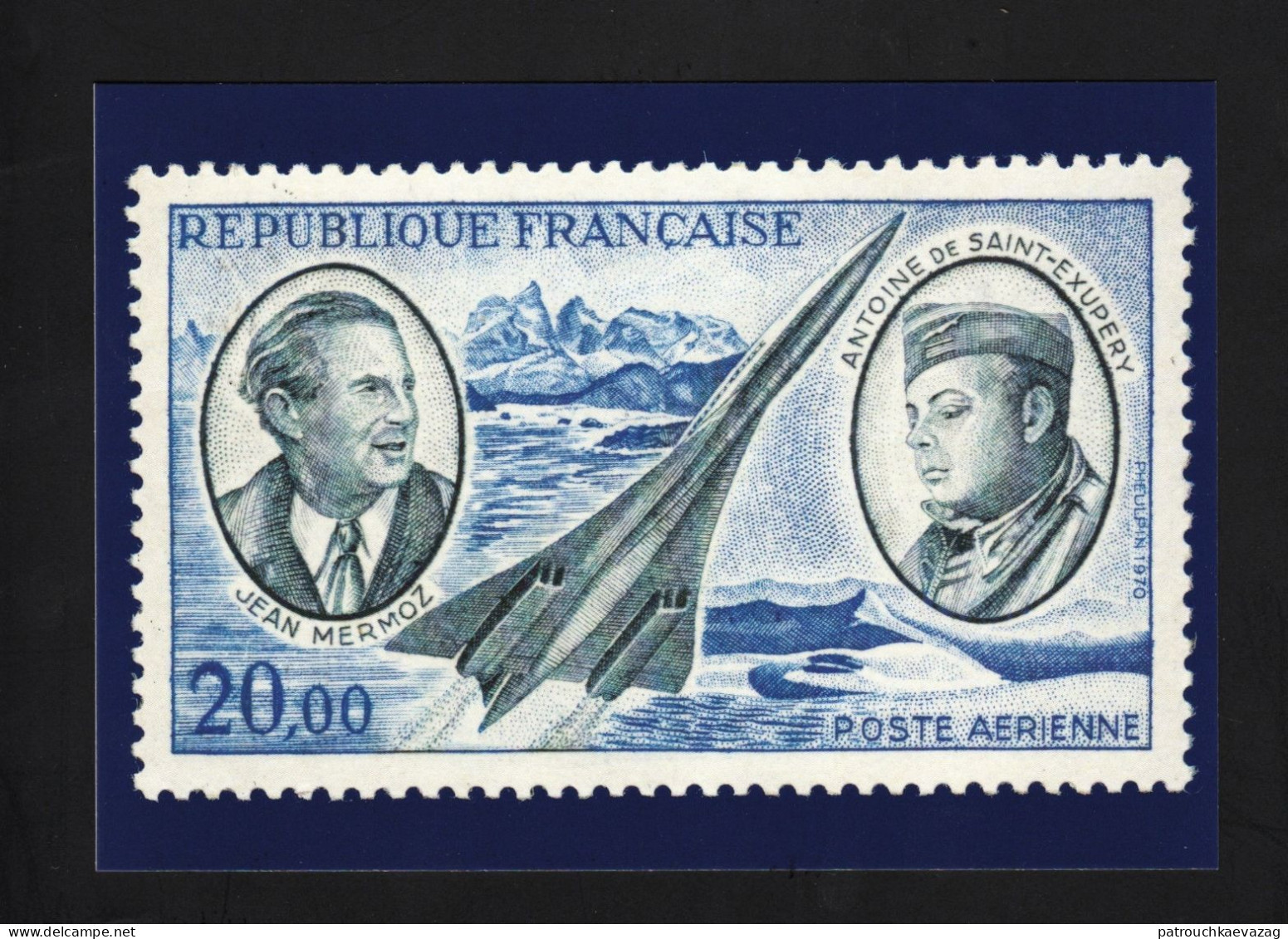 France 2023 : Carte Pré-timbrée Poste Aérienne. Timbre Mermoz & St Exupéry - PAP:  Varia (1995-...)