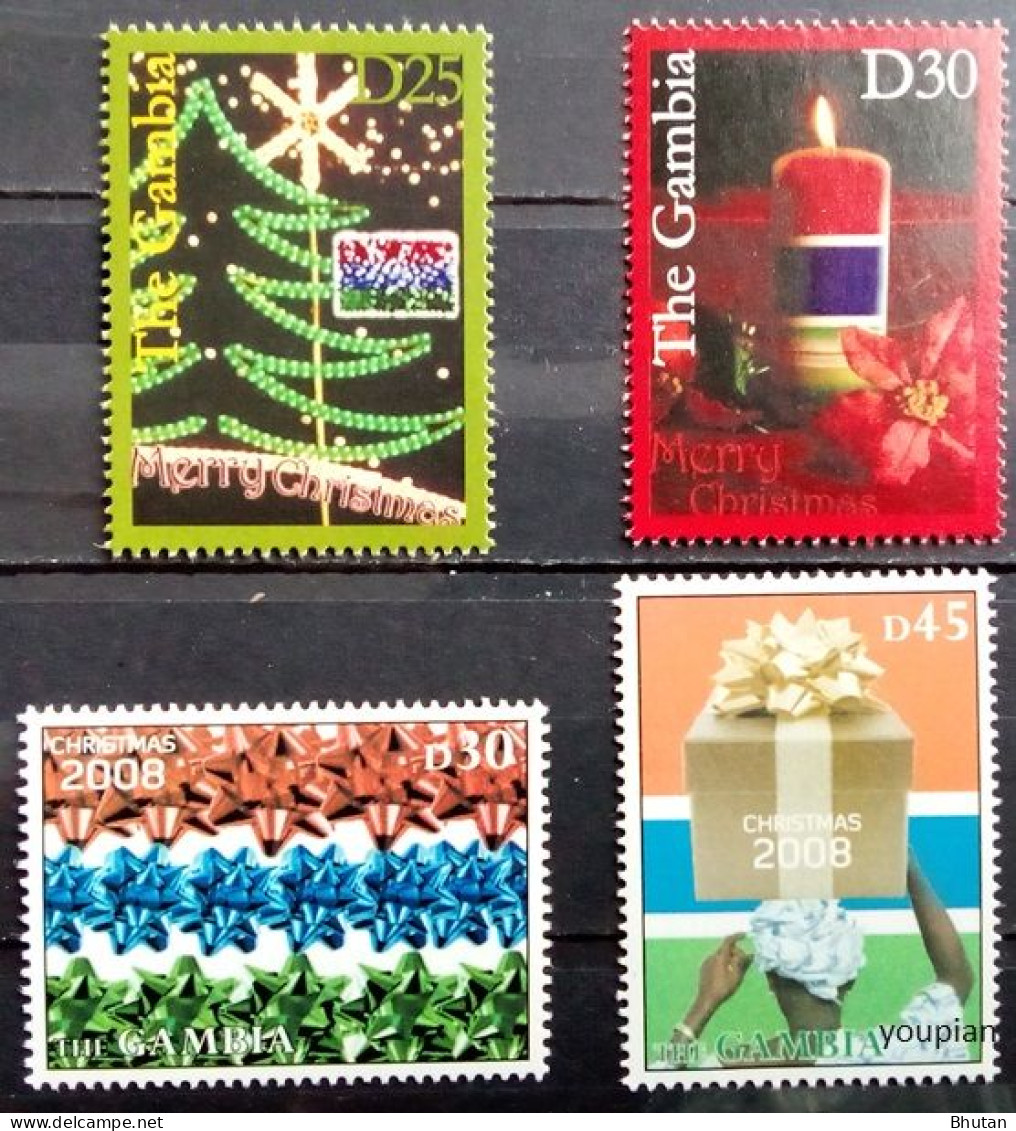 Gambia 2008-2009, Christmas, MNH Stamps Set - Gambia (1965-...)