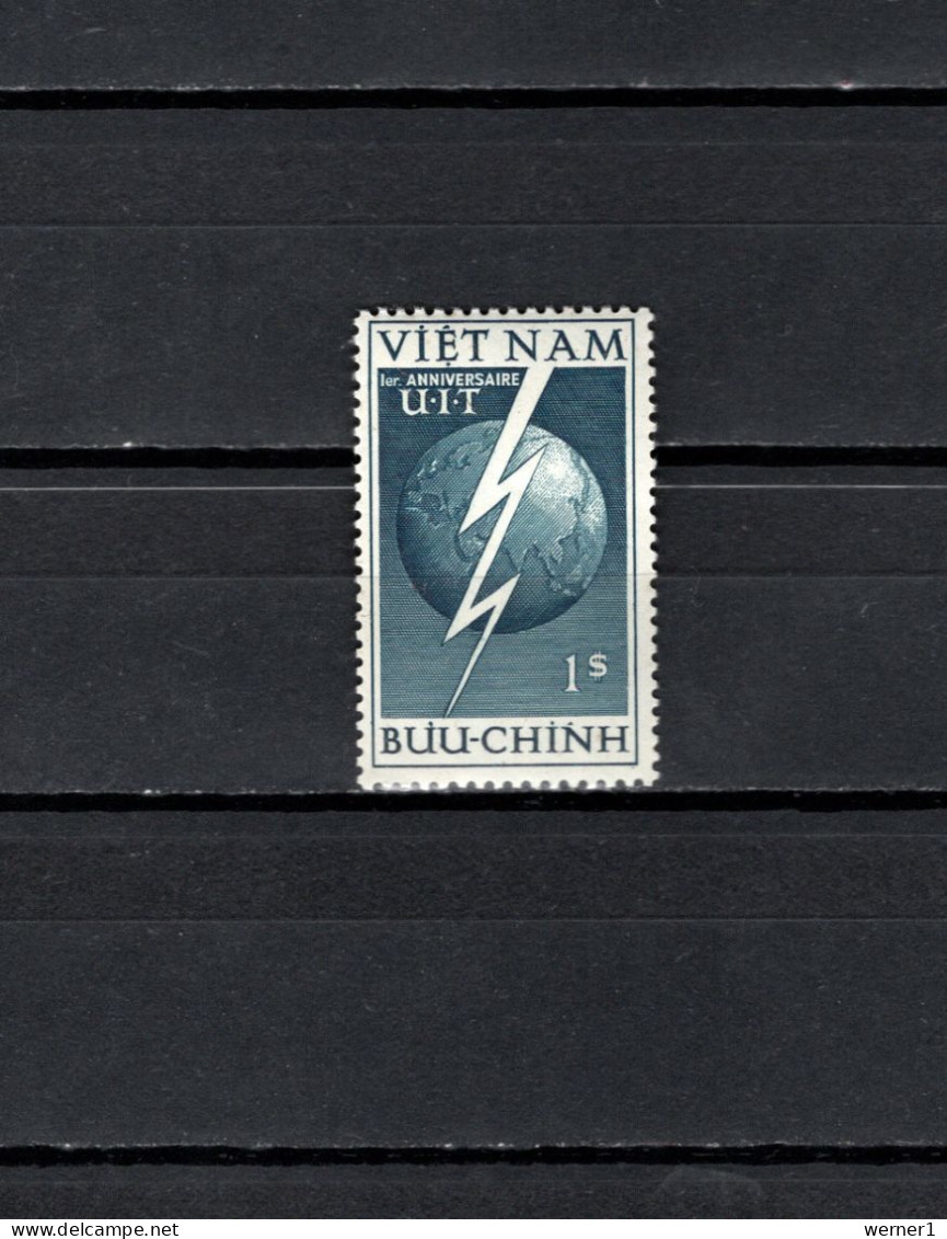 Vietnam - Bao-Dai 1952 Space, Radio Transmission, ITU Stamp MNH - Asien