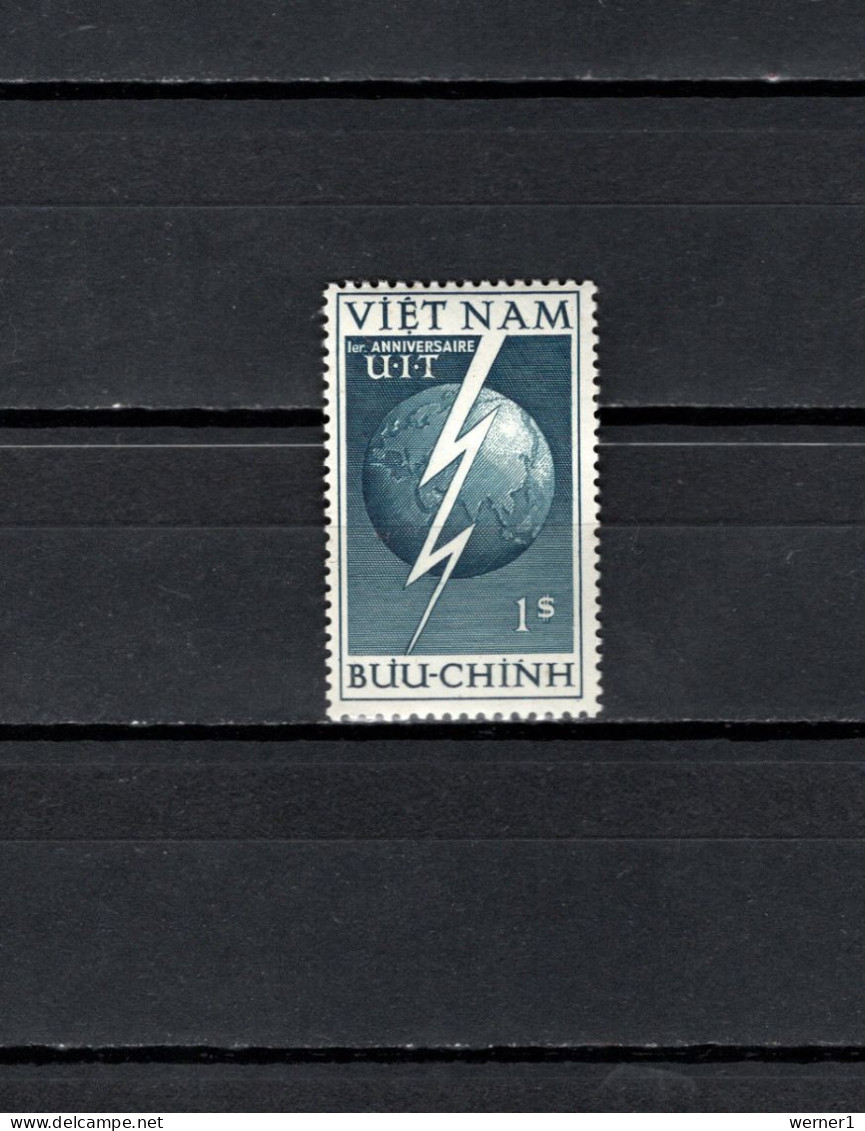 Vietnam - Bao-Dai 1952 Space, Radio Transmission, ITU Stamp MNH - Asie