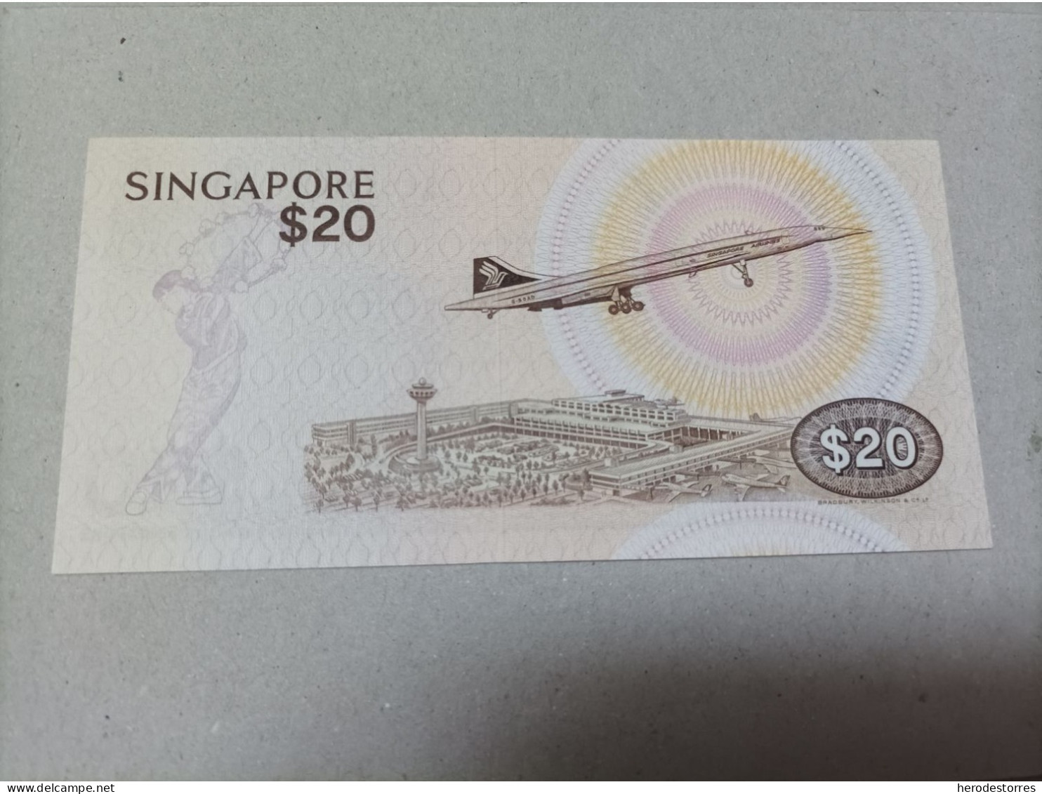 Billete De Singapur De 20 Dólares, Año 1979, UNC - Singapore