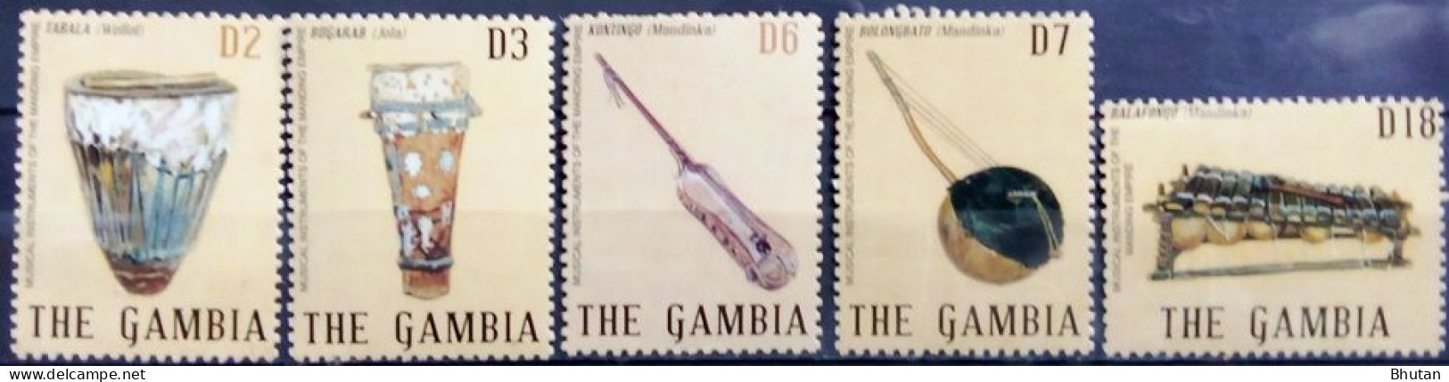 Gambia 2010, Musical Instruments, MNH Stamps Set - Gambia (1965-...)