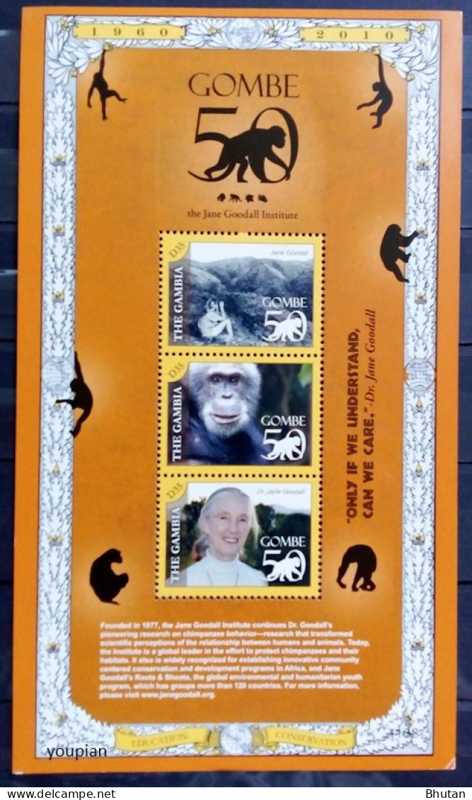 Gambia 2011, 50 Years Of GOMBE, MNH S/S - Gambie (1965-...)