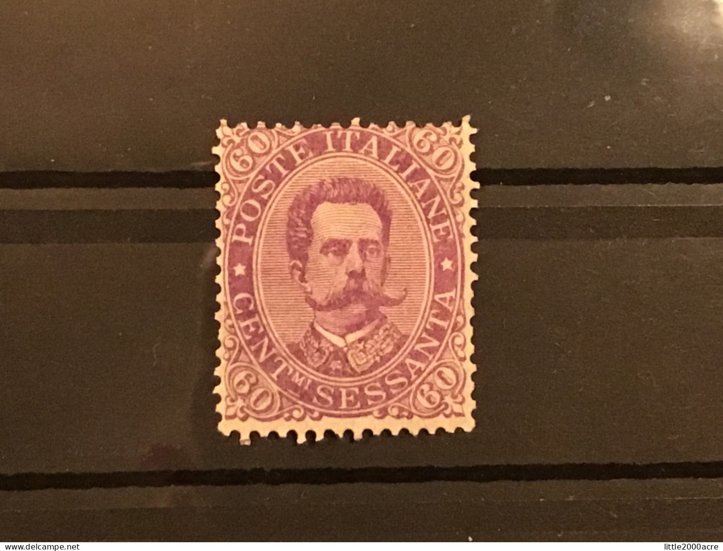 Italy 1889 King Umberto I 60c Mauve Mint SG 41 Yv 43 Mi 52 SASS 47 - Ungebraucht