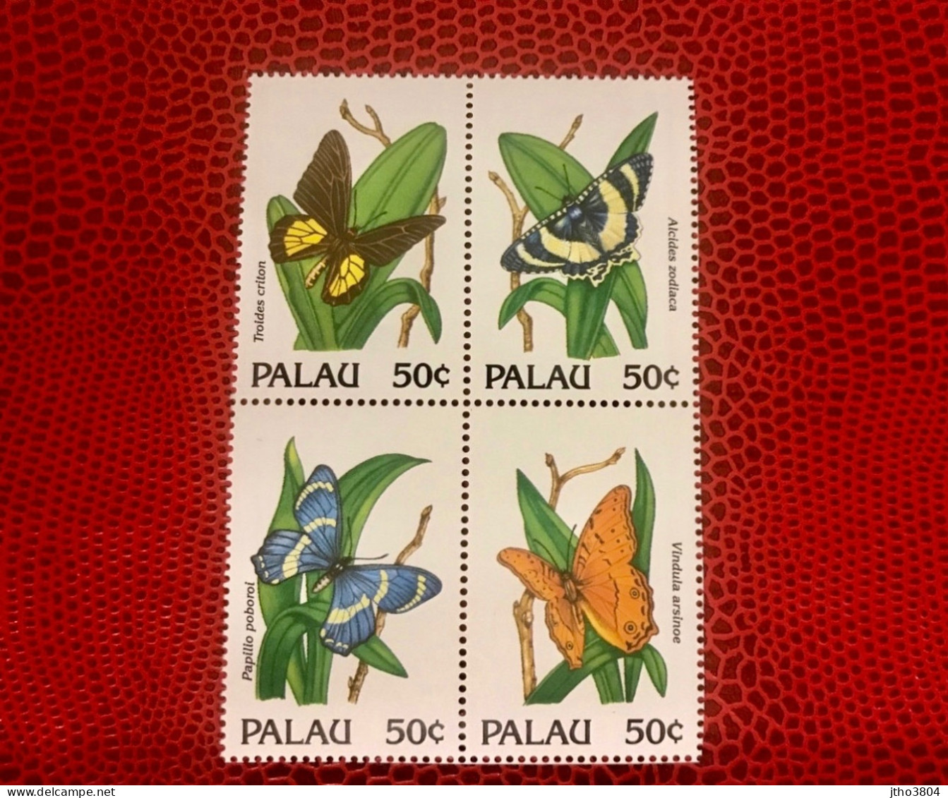 PALAOS 1992 Complete 4v Neuf MNH ** YT 461 / 464 Mariposa Butterfly Borboleta Schmetterlinge Farfalla PALAU - Butterflies