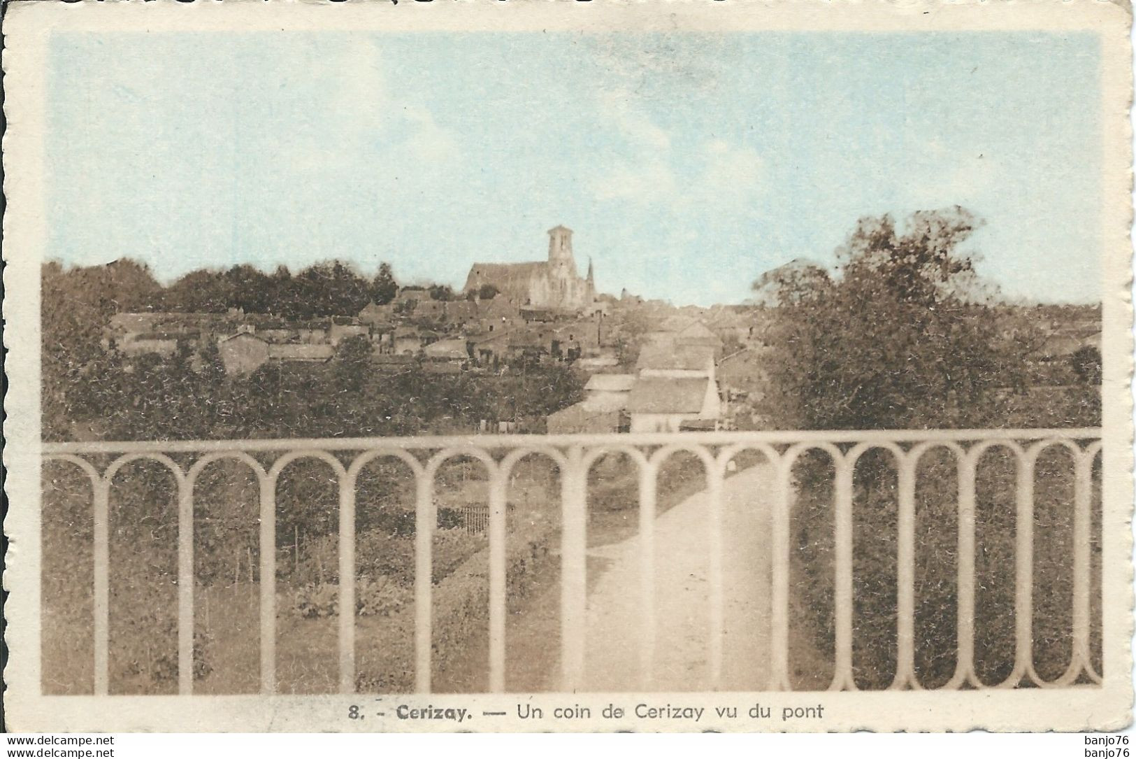 Cerizay (79) - Un Coin De Cerizay Vu Du Pont - Cerizay