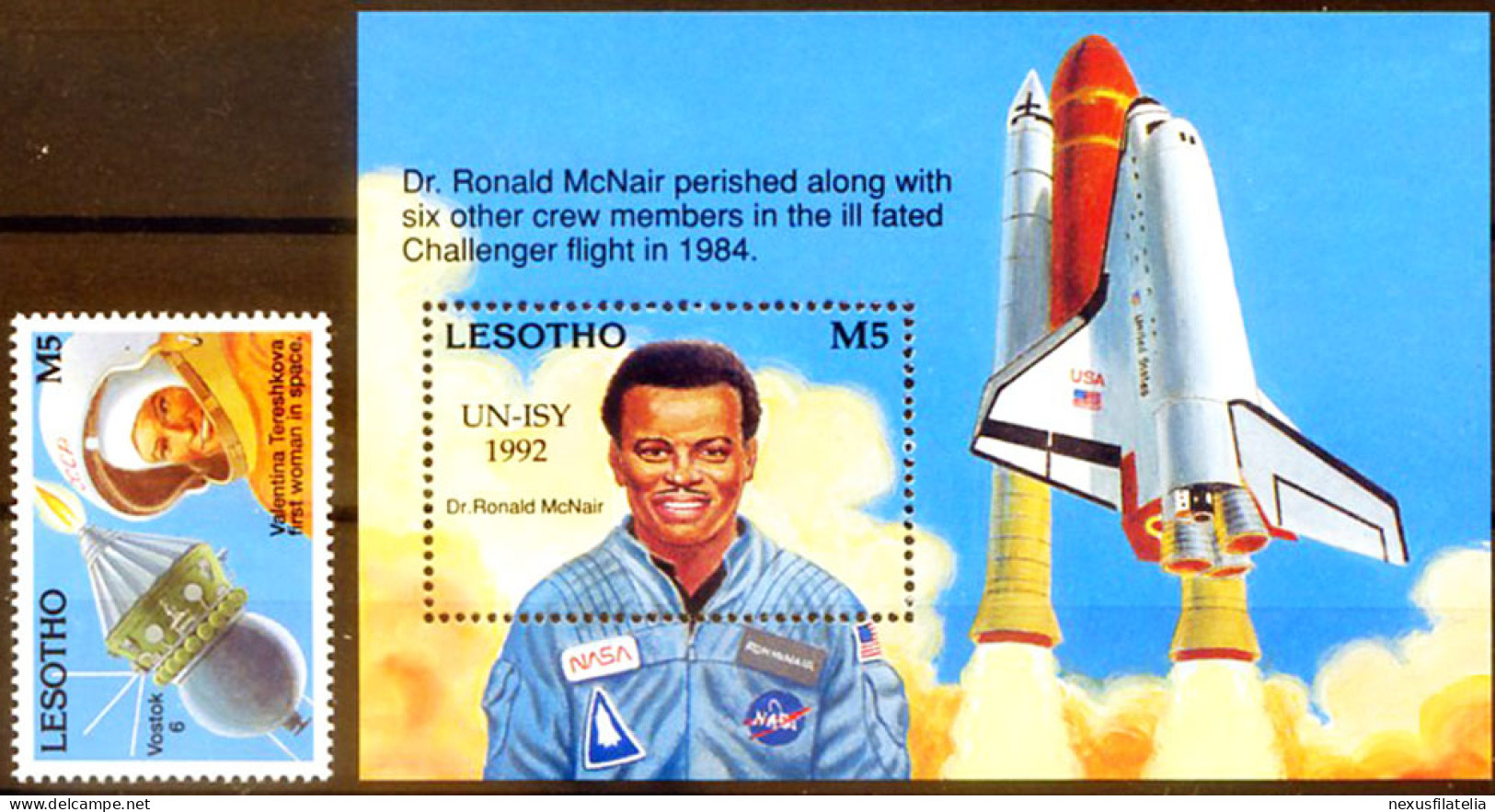 Astronautica 1992. - Lesotho (1966-...)