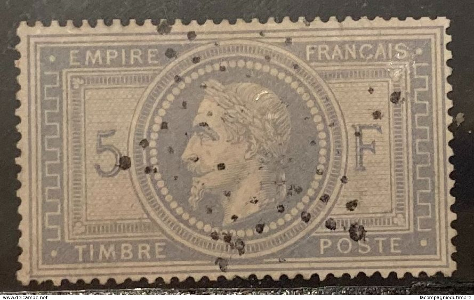 France YT N° 33 Oblitéré. TB. Signé Calves - 1863-1870 Napoléon III Con Laureles