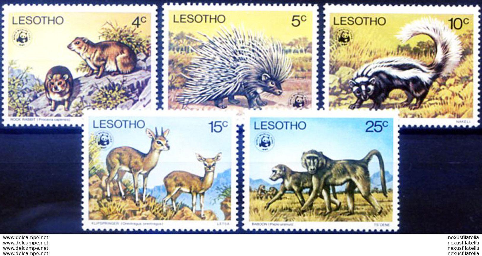 Fauna. Animali Selvatici 1977. - Lesotho (1966-...)