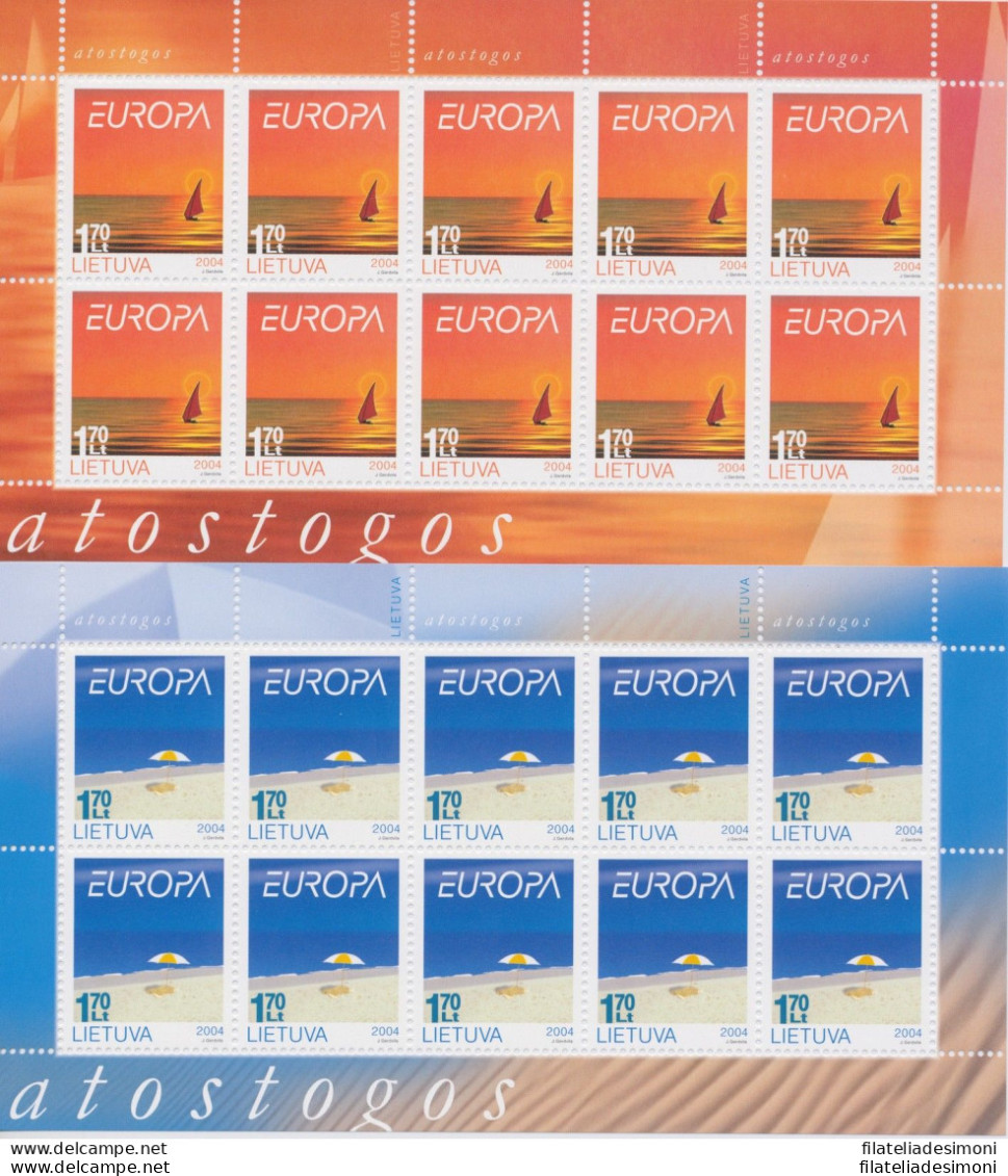 2004 EUROPA CEPT Lituania Minifoglio &quot;Le Vacanze&quot;  MNH** - Other & Unclassified