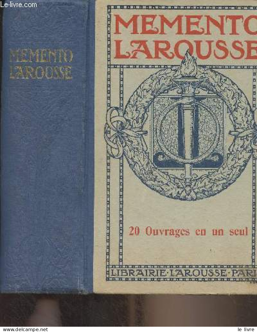 Mémento Larousse, Encyclopédique & Illustré - 20 Ouvrages En Un Seul - Collectif - 0 - Woordenboeken