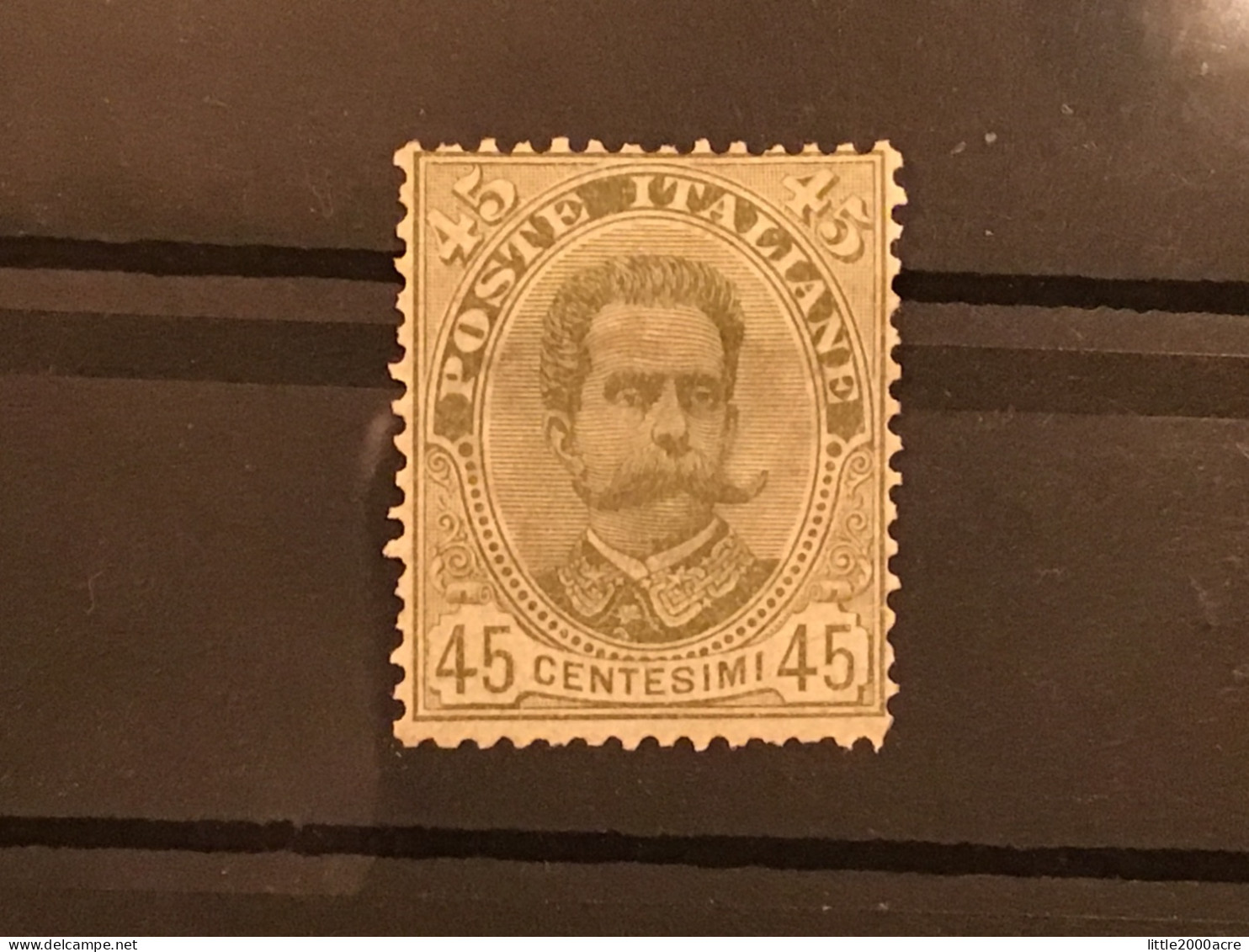 Italy 1895 King Umberto I 45c Green Mint SG 60 SASS 63 - Mint/hinged