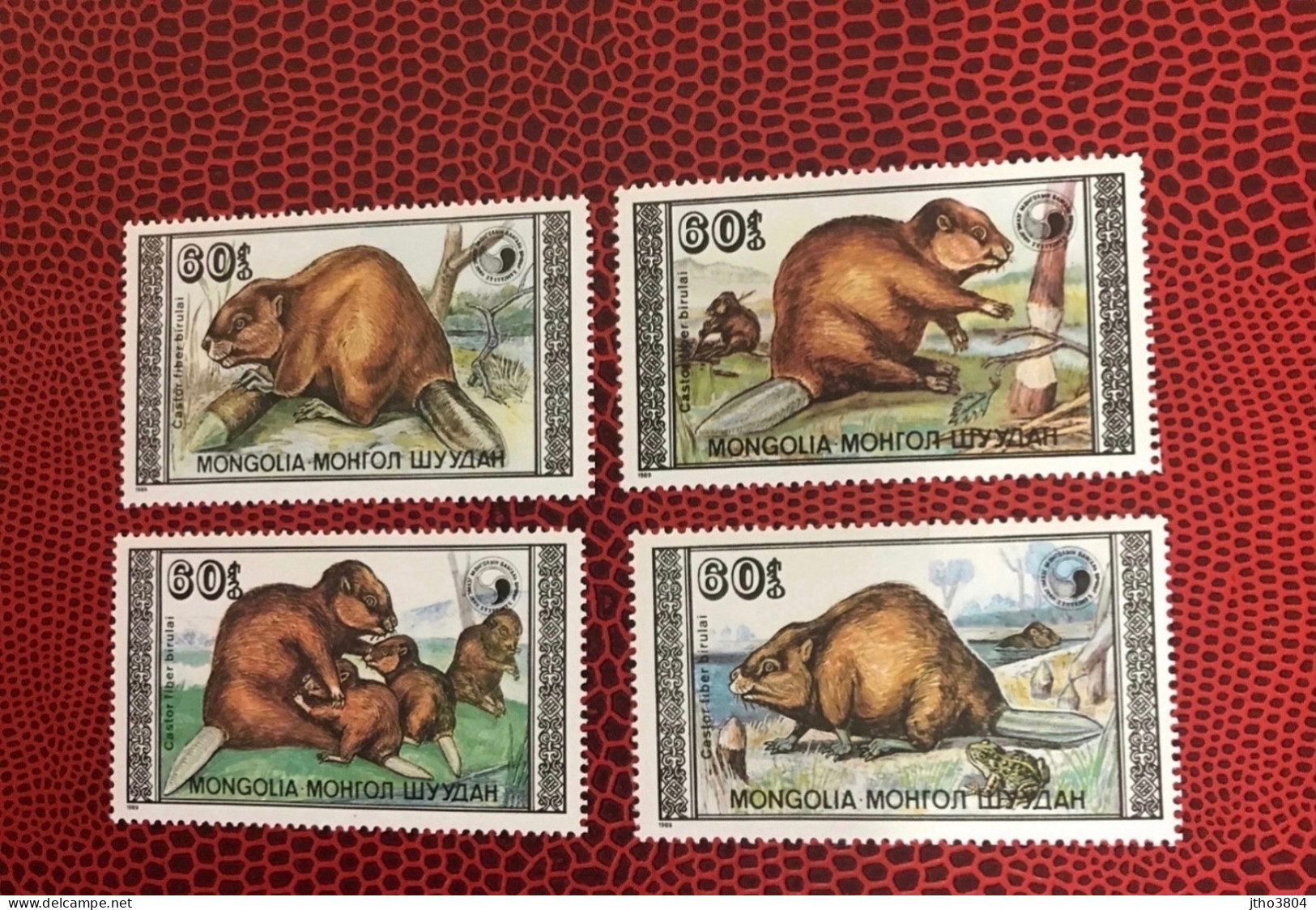 MONGOLIE 1989 7v Neuf MNH ** Mi 2021 / 2024 Mamíferos Mammals Säugetiere Mammiferi Mammifère MONGOLIA - Roedores