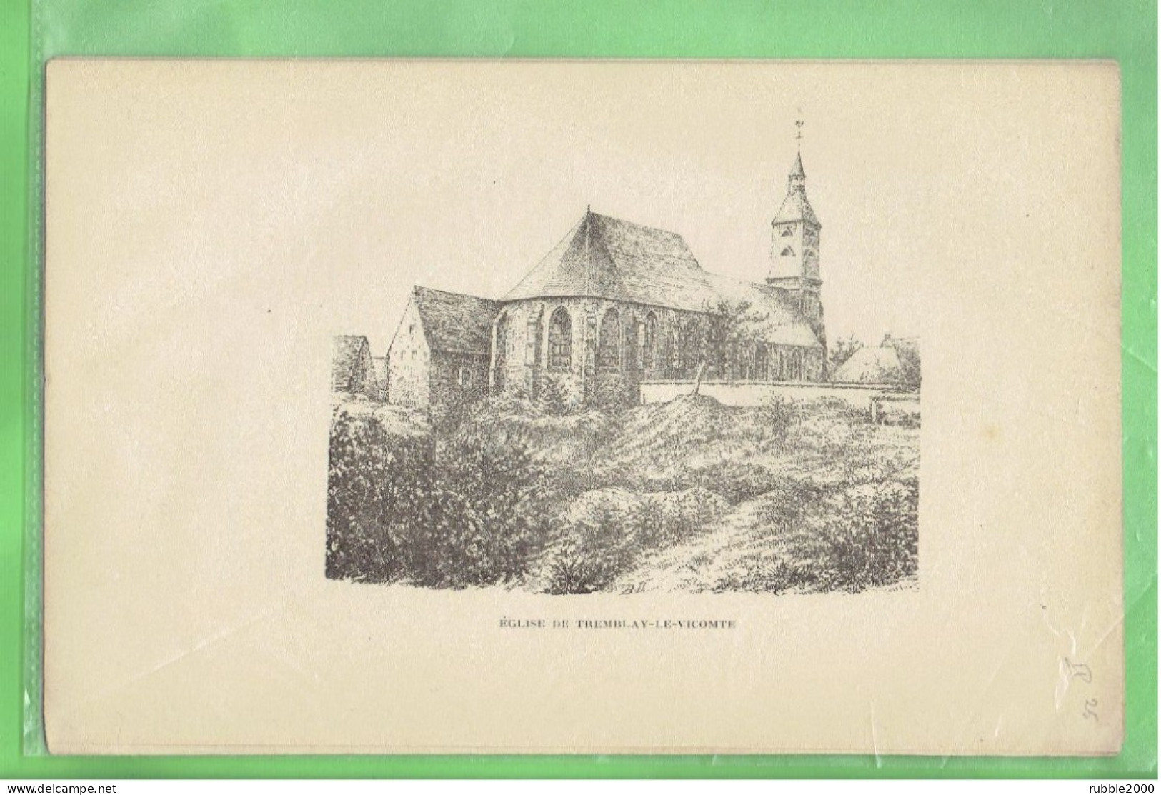 1900 EGLISE DE TREMBLAY LE VICOMTE CHAPELLE DE NOTRE DAME DE LORETTE EGLISE DE LANDOUVILLE EURE ET LOIR PAR ABBEE METAIS - Centre - Val De Loire