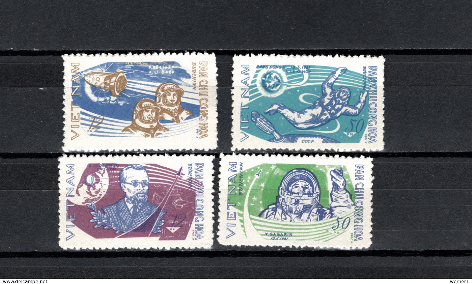 Vietnam 1965 Space Achievements Set Of 4 MNH - Asie