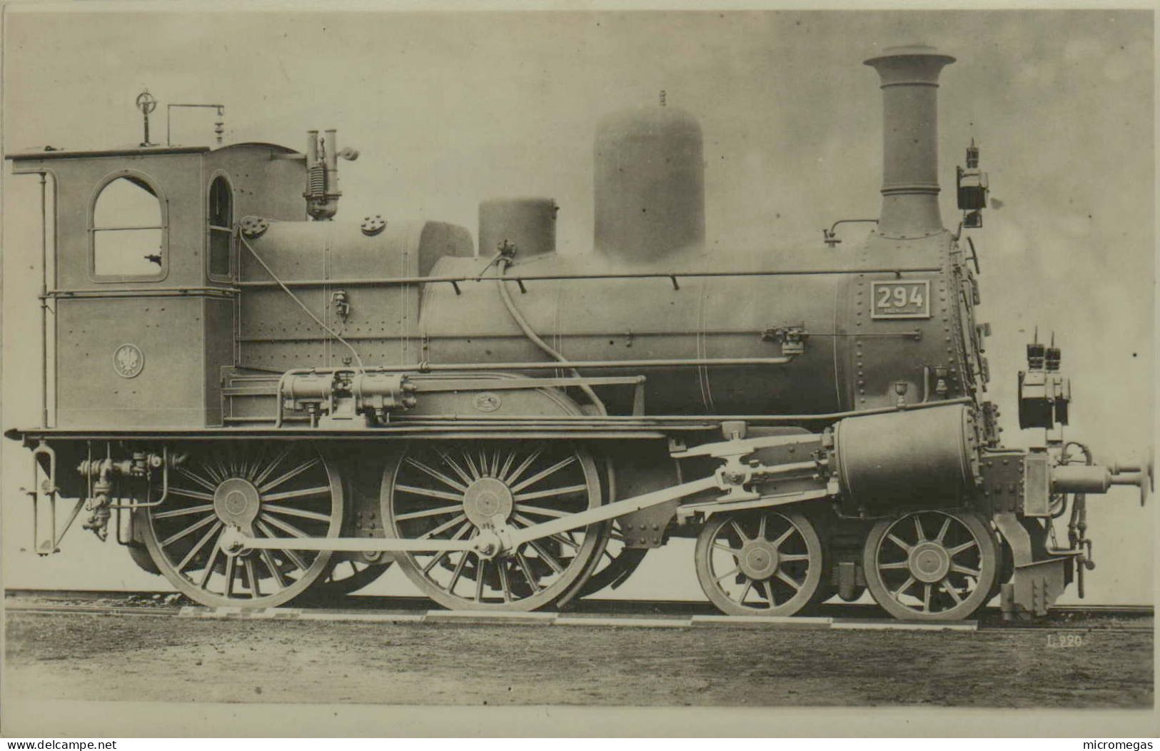Reproduction - Locomotive Vulkan 1879 - Treni