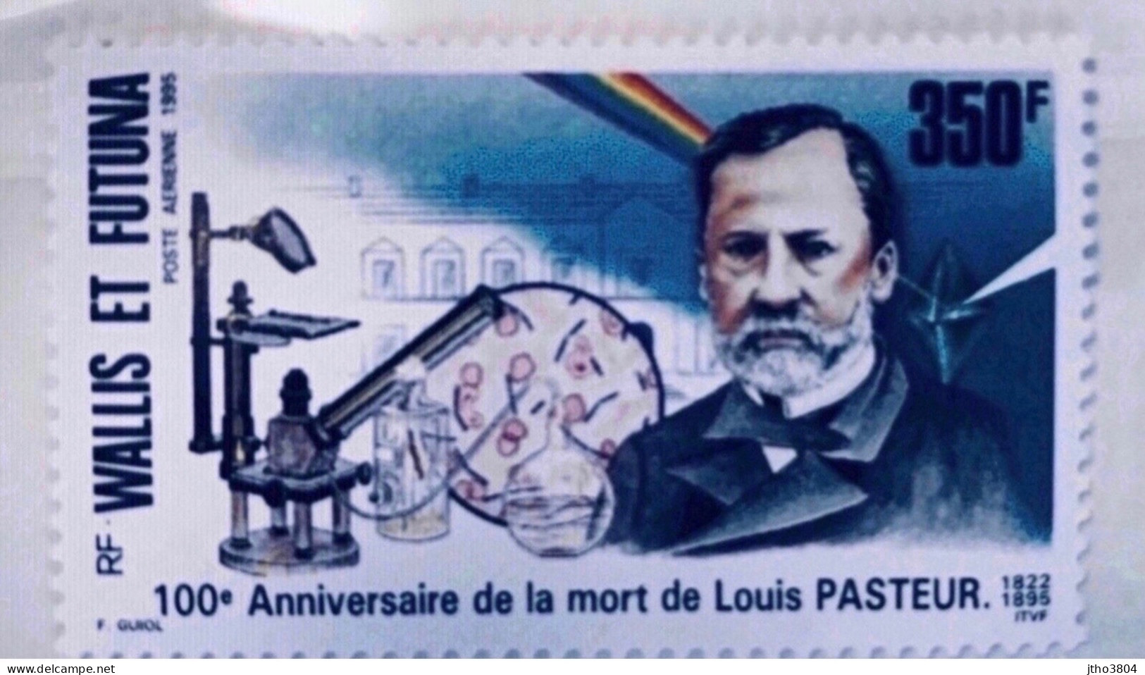 WALLIS ET FUTUNA Aerien 1995 YT PA 186 Pasteur Neuf ** MNH Of - Nuovi