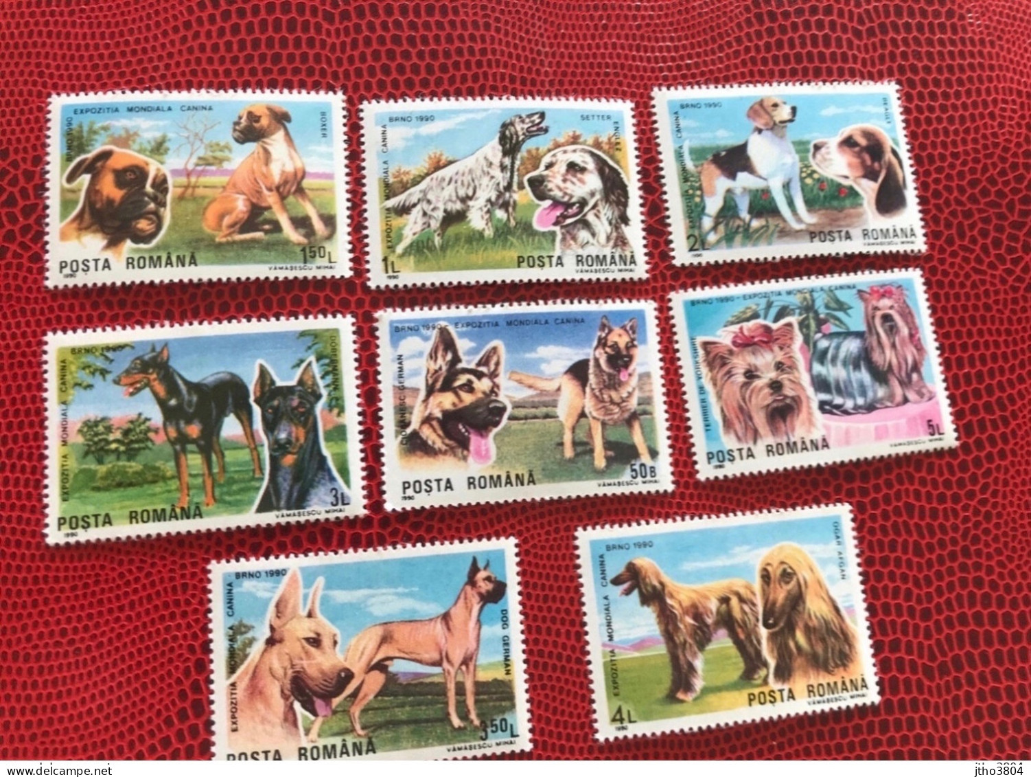 ROUMANIE 1990 Complet 8v Neuf MNH ** Mi 4603 /10 YT 3869 /76 Perro Dog Pet Cão Hund Cane Rumänien Romania - Honden