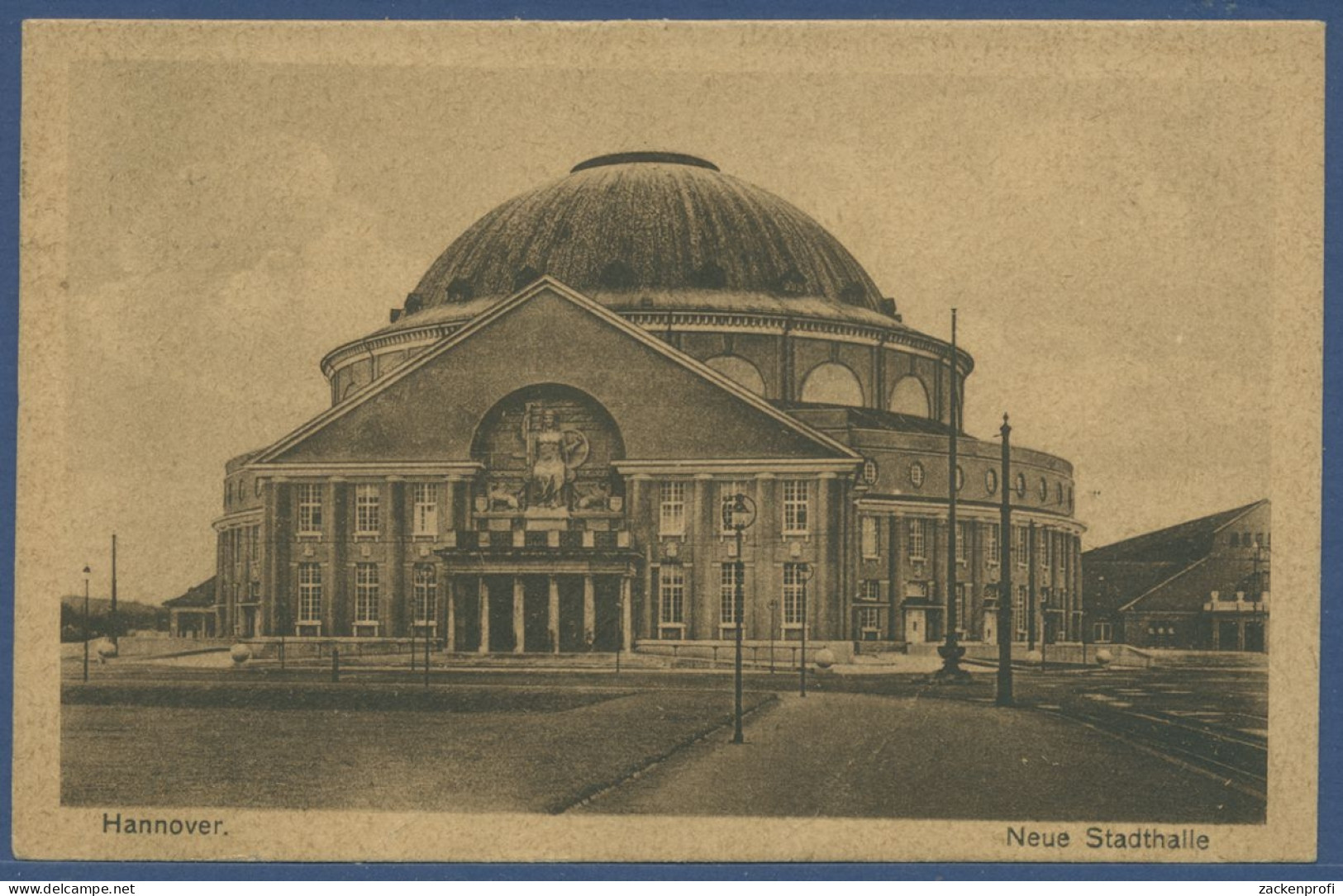 Hannover Neue Stadthalle, Gelaufen 1927 (AK2226) - Hannover