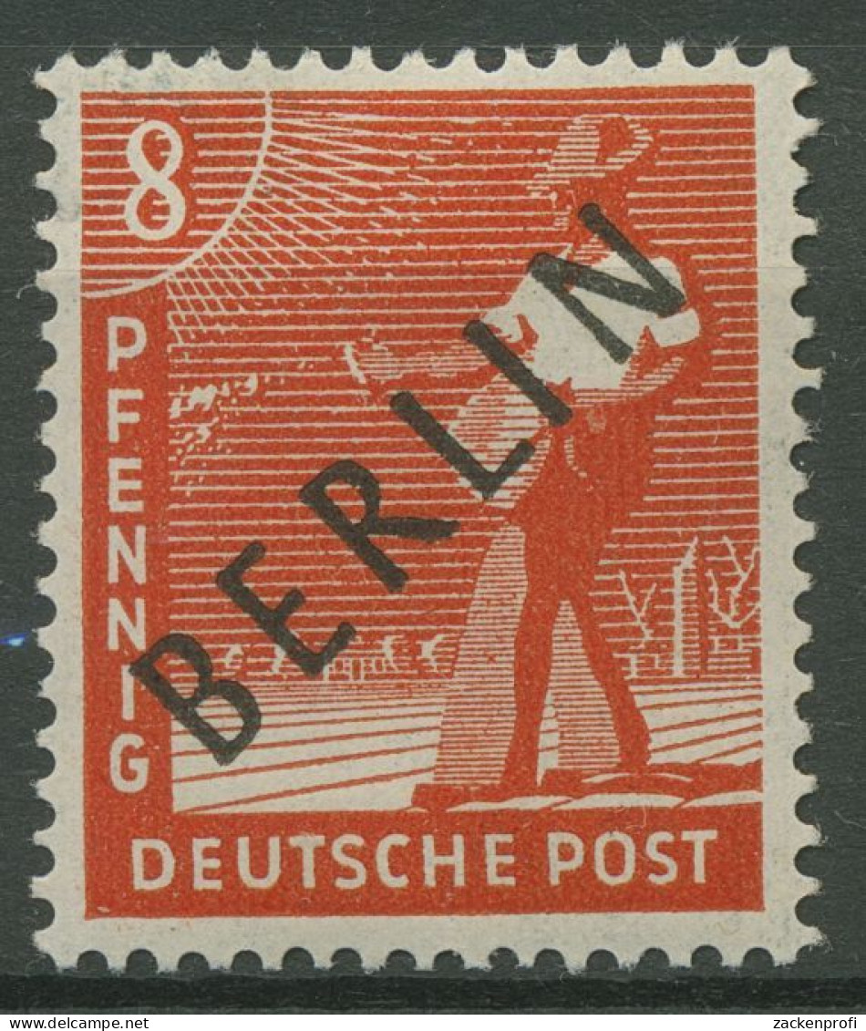 Berlin 1948 Schwarzaufdruck 3 Postfrisch - Ungebraucht