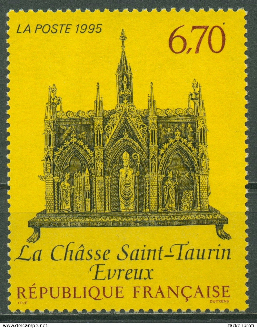 Frankreich 1995 Religiöse Kunst Heiliger Taurin Reliquienschrein 3070 Postfrisch - Ungebraucht