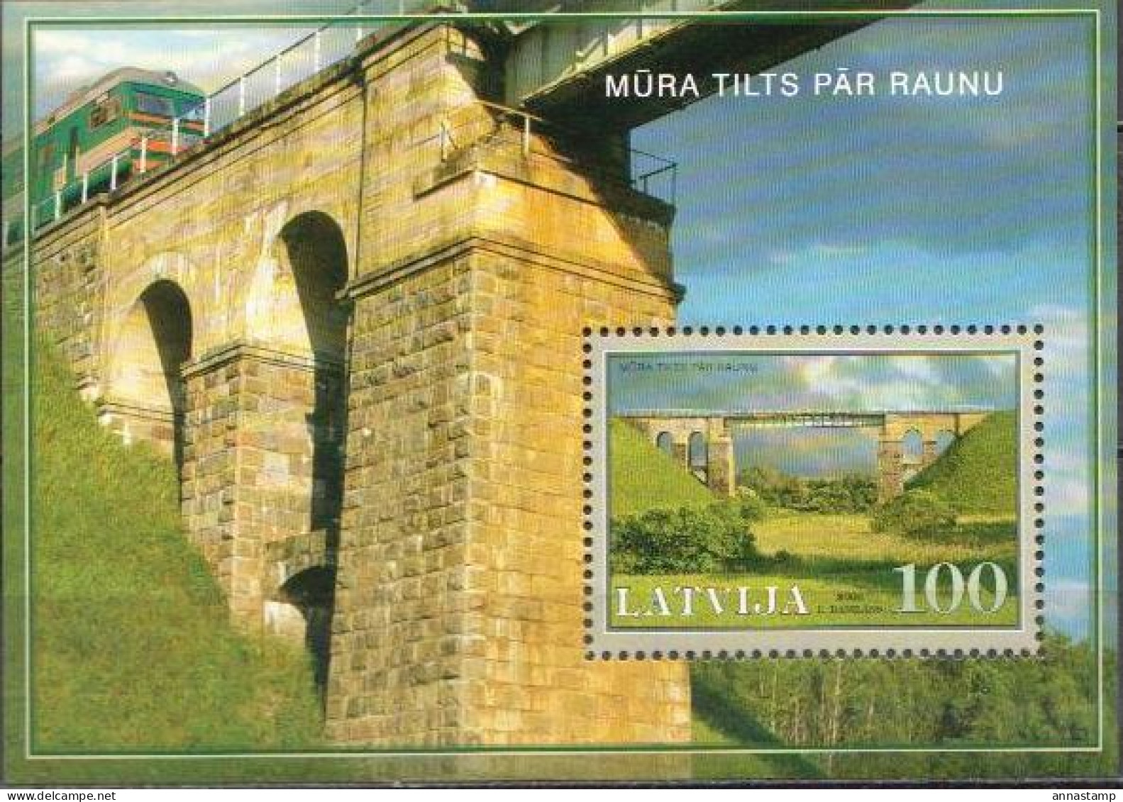 Latvia MNH SS - Bridges