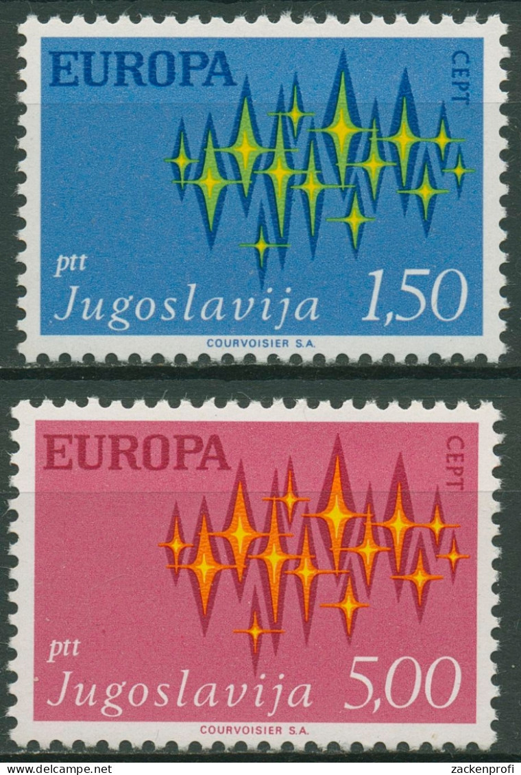 Jugoslawien 1972 Europa CEPT Sterne 1457/58 Postfrisch - Ongebruikt