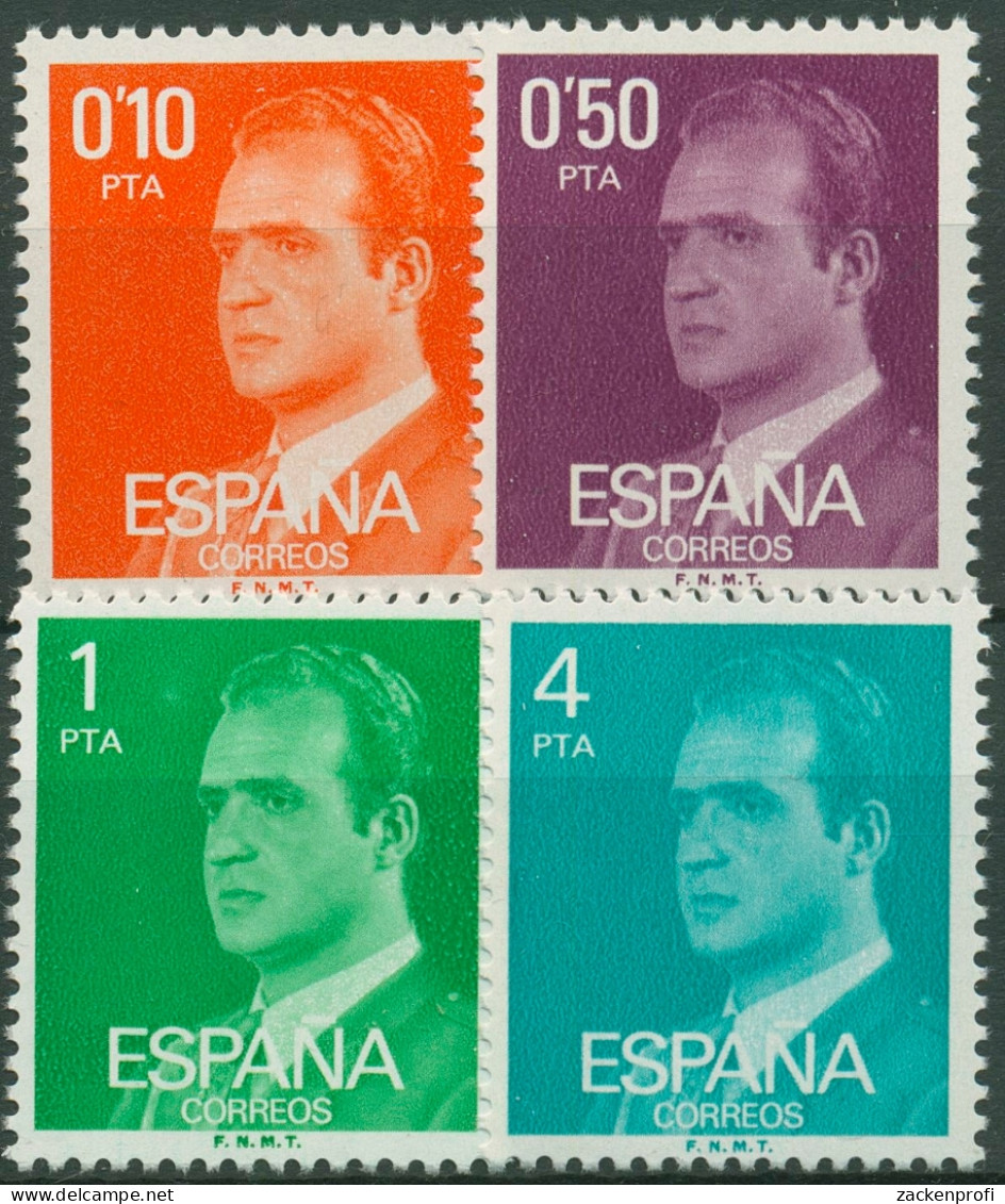 Spanien 1977 König Juan Carlos I. 2279/82 Y Postfrisch - Ungebraucht