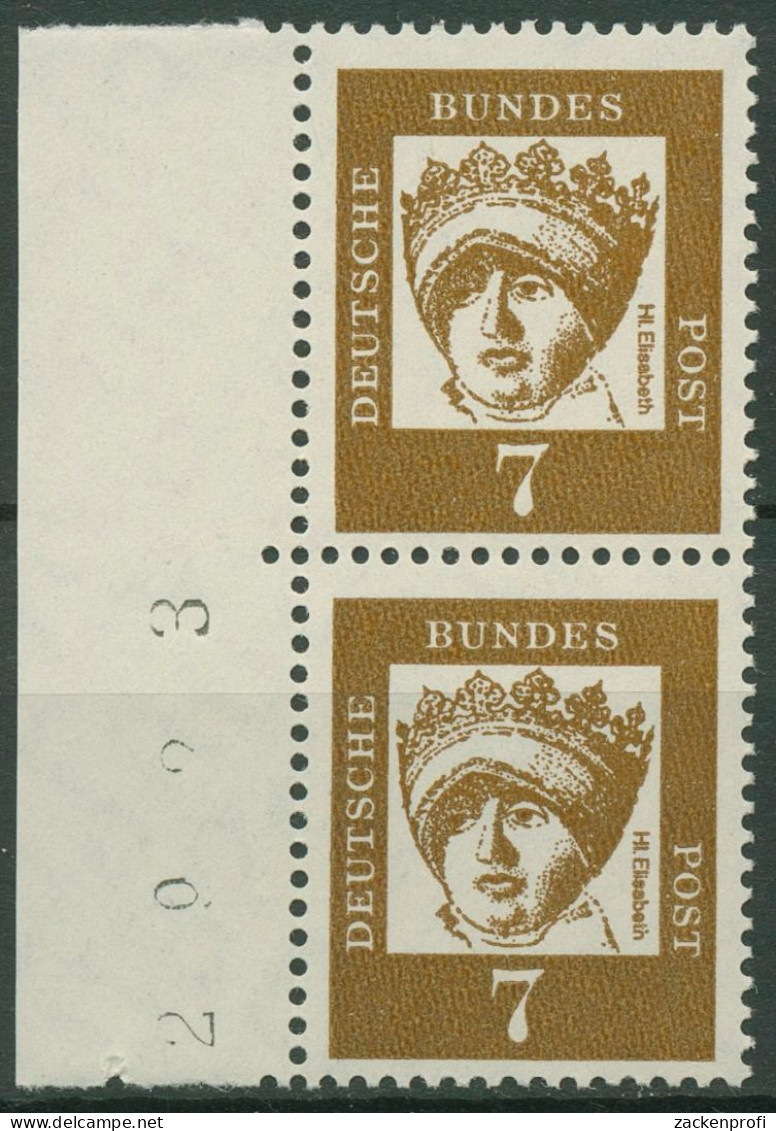 Bund 1961 Bedeutende Deutsche Bogenmarken Mit Bogen-Nr. 348 X Postfrisch - Neufs