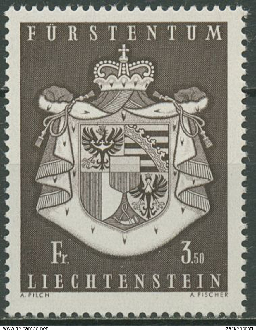 Liechtenstein 1969 Großes Staatswappen 506 Postfrisch - Ungebraucht