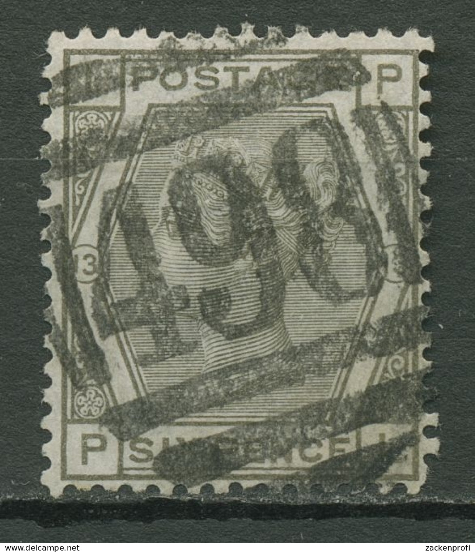 Großbritannien 1873 Königin Victoria 6 Pence, 44 Platte 13 Gestempelt - Used Stamps