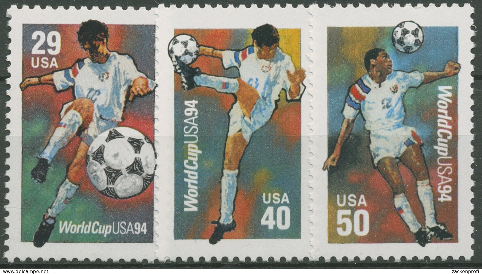 USA 1994 Fußball-WM 2457/59 Postfrisch - Nuevos