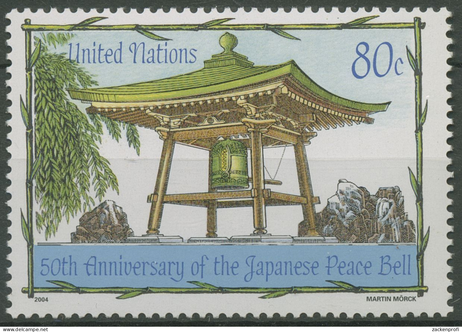 UNO New York 2004 Japanische Friedensglocke Wien 958 Postfrisch - Neufs