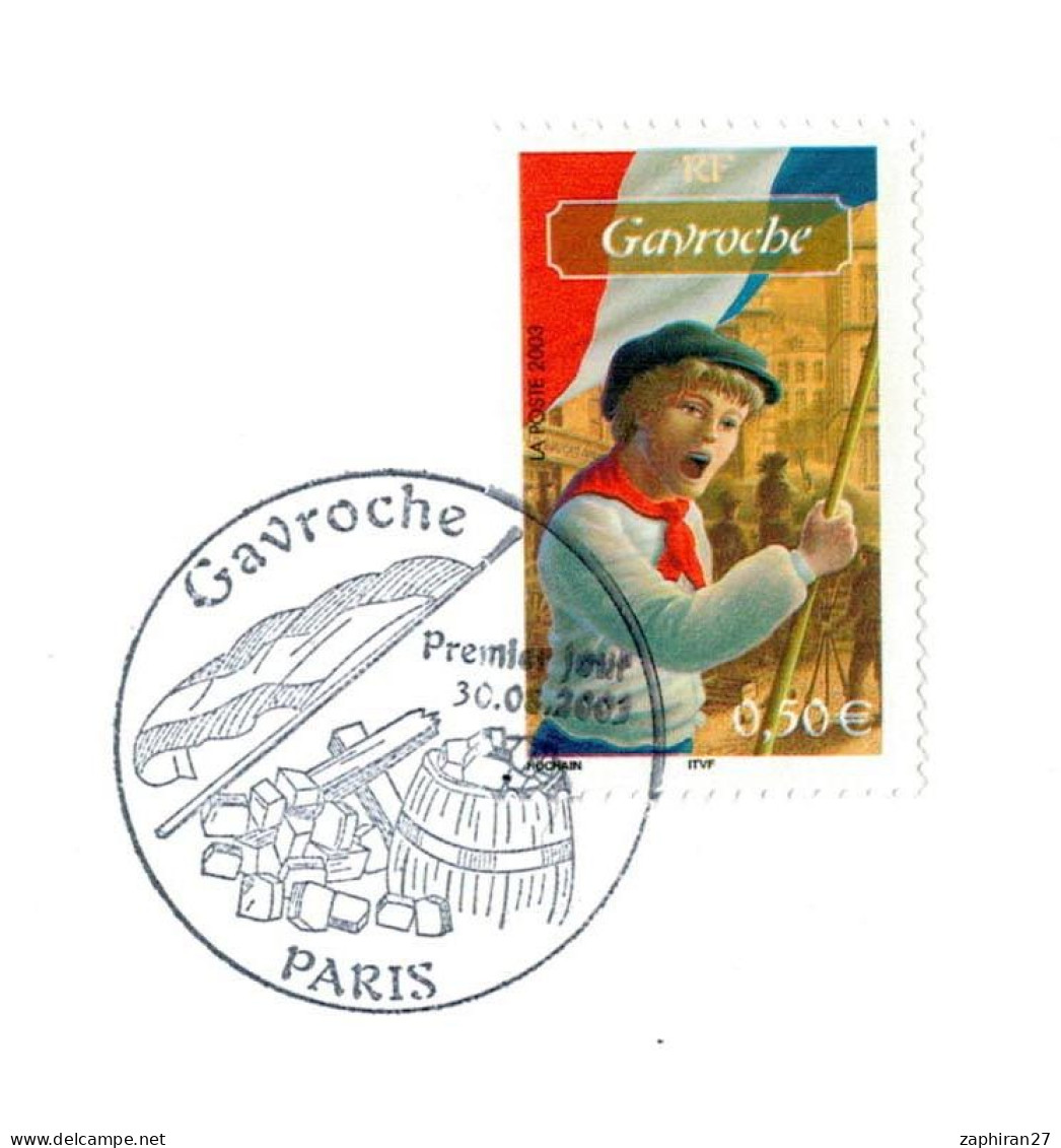 ECRIVAIN :  GAVROCHE / LES MISERABLES DE VICTOR HUGO  (30-8-2003)  #679# - Writers