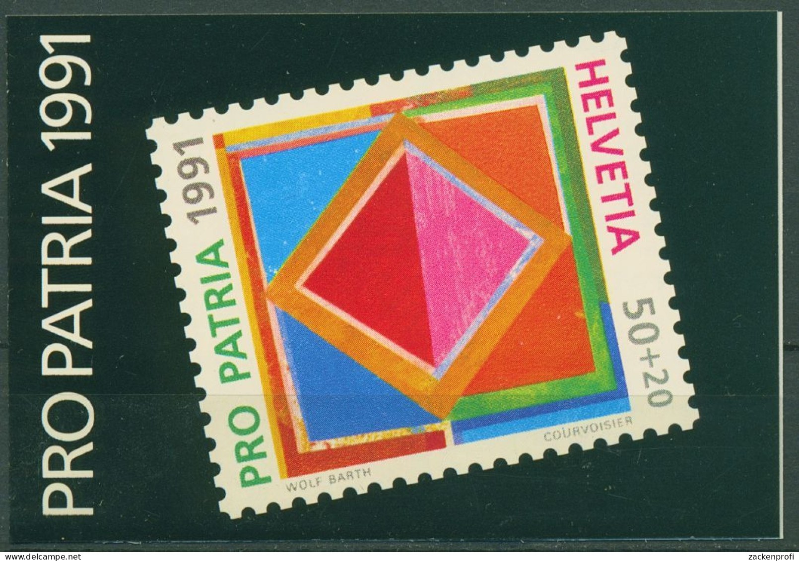 Schweiz 1991 Pro Patria Zeitgenöss.Kunst Markenheftchen 0-90 Postfrisch (C62135) - Carnets