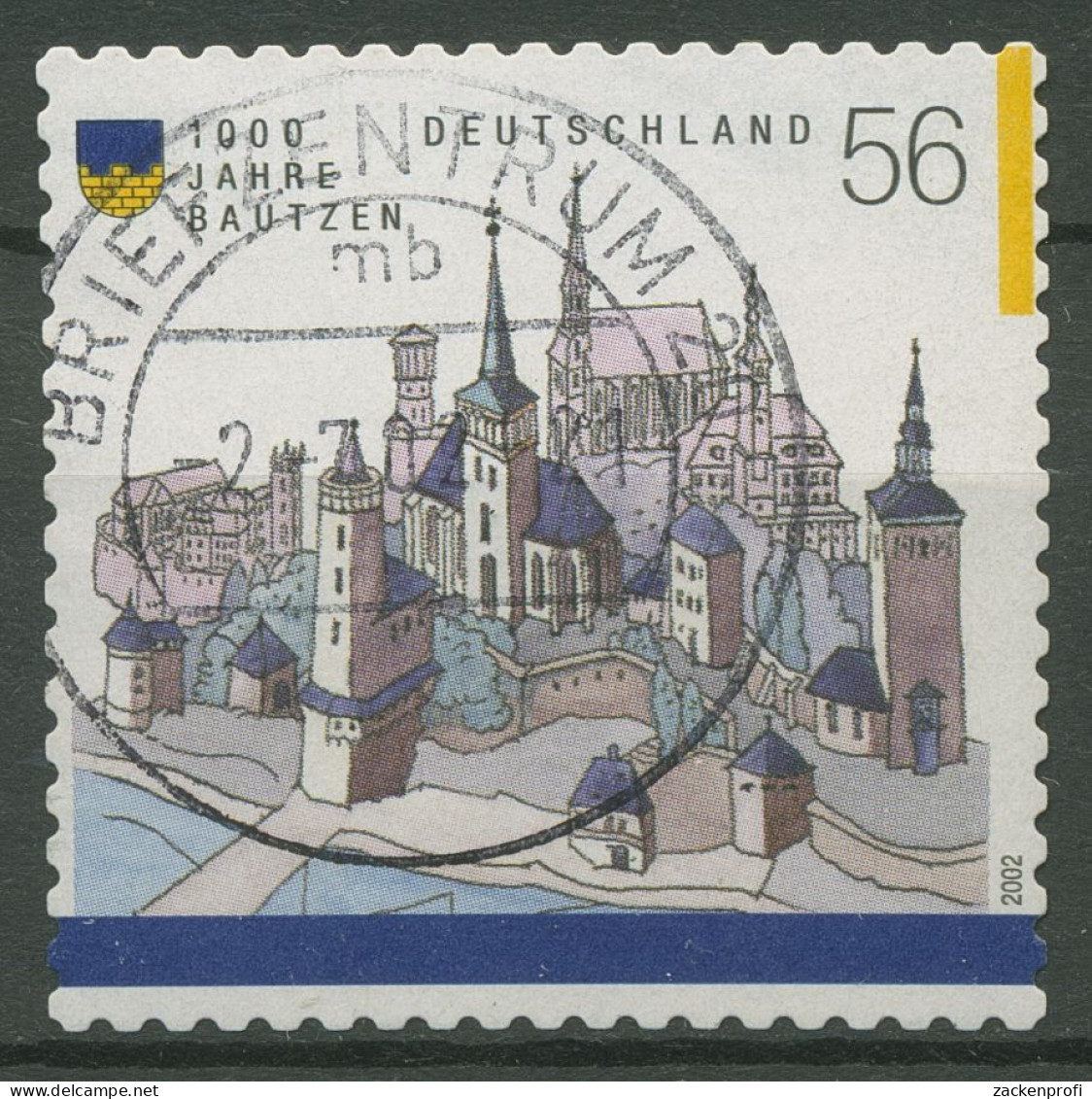 Bund 2002 Stadt Bautzen 2245 Gestempelt - Usados