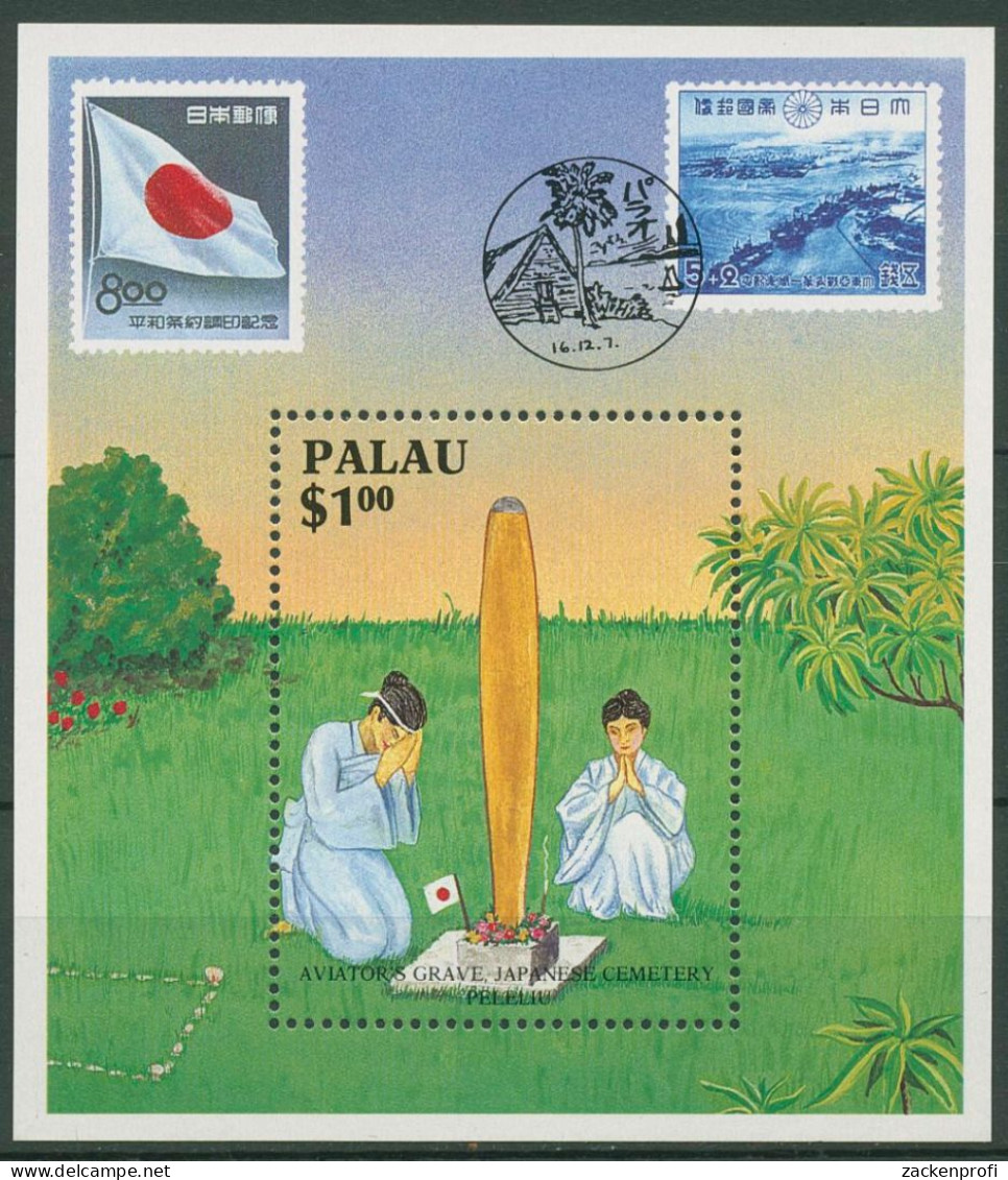 Palau 1987 Historische Verbindungen Mit Japan Block 2 Postfrisch (C40368) - Palau
