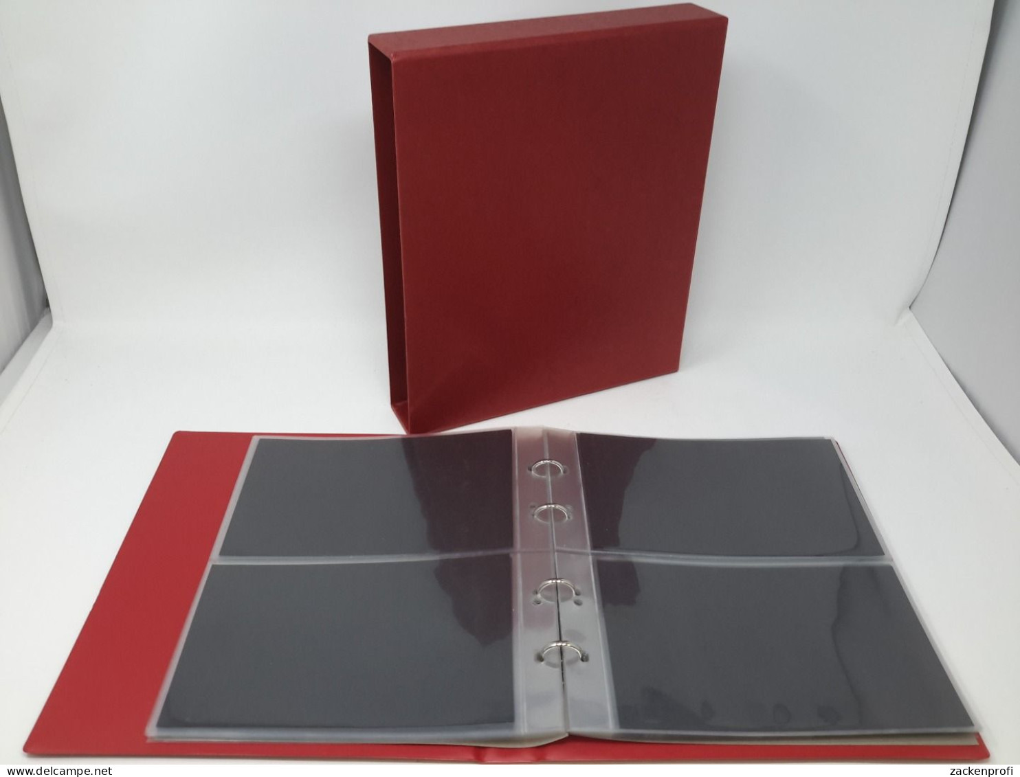 KOBRA Ringbinder G22/Kassette Rot Mit 20 Blatt G 22 E Gebraucht (Z3156) - Alben Leer