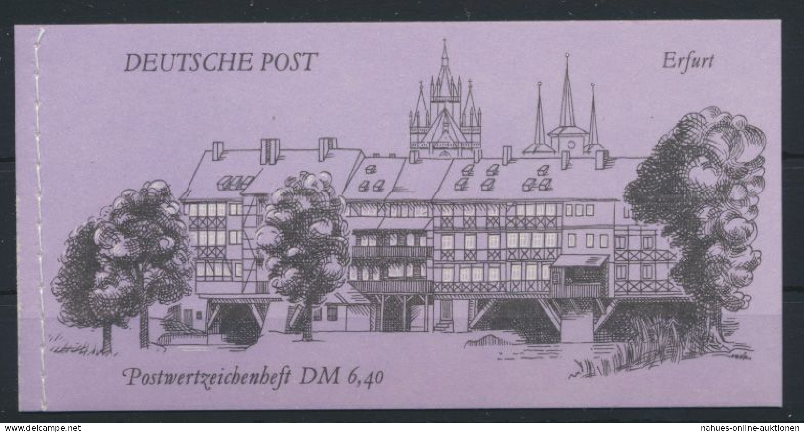 DDR Markenheftchen MH 10 Bauwerke + Denkmäler Luxus Ersttag Berlin 02.10.1990 - Carnets