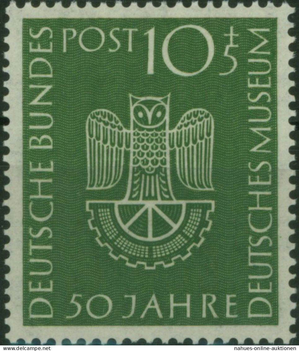 Bundesrepublik 163 Deutsches Museum München 1953 Kunst Postfrisch MNH Kat 31,00 - Nuovi